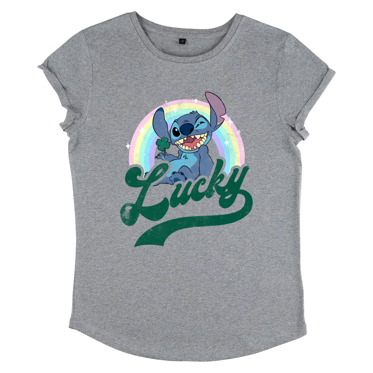 Lilo & Stitch Tričko Dámské (Lucky Rainbow)