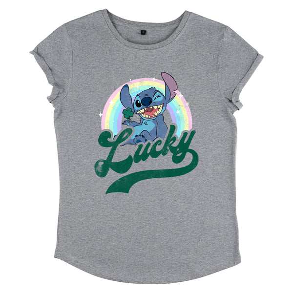 Lilo & Stitch Tričko Dámské (Lucky Rainbow)