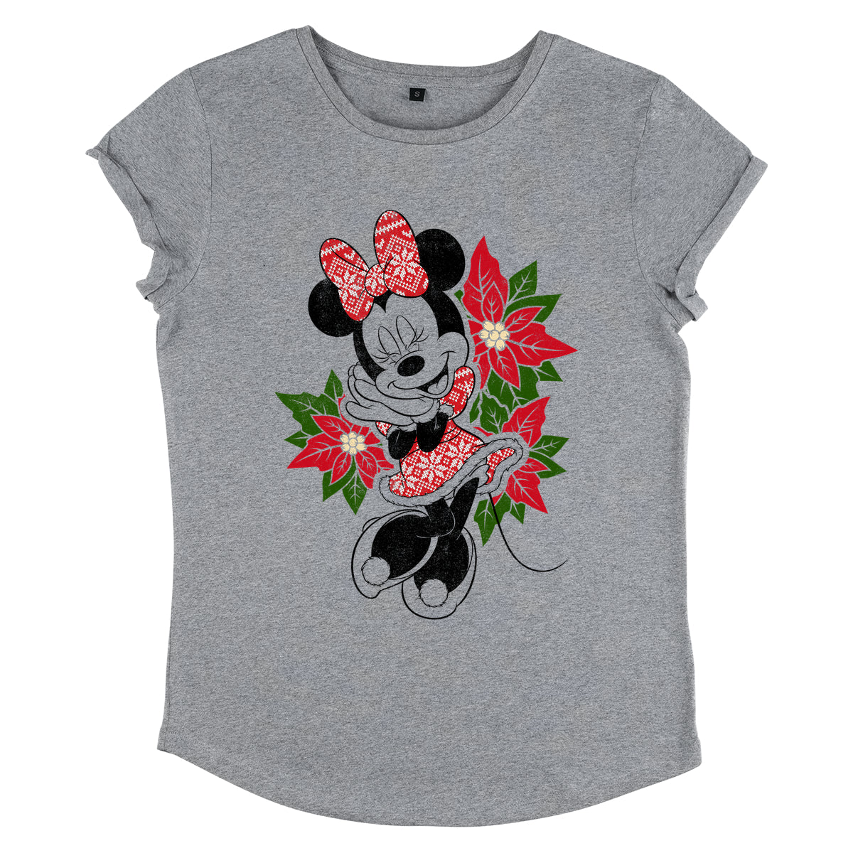Mickey Classic Tričko Dámské (Christmas Fairisle Minnie)