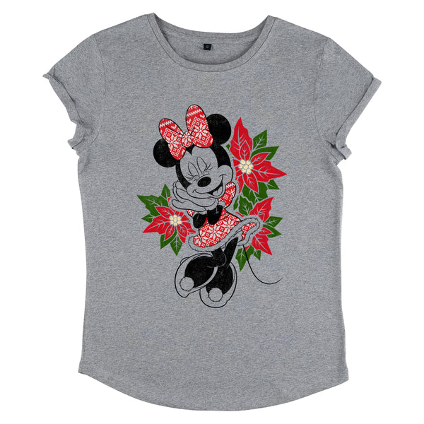 Mickey Classic Tričko Dámské (Christmas Fairisle Minnie)