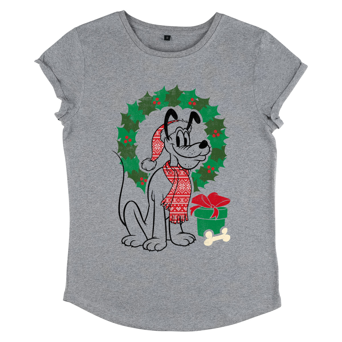 Mickey Classic Tričko Dámské (Christmas Fairisle Pluto)