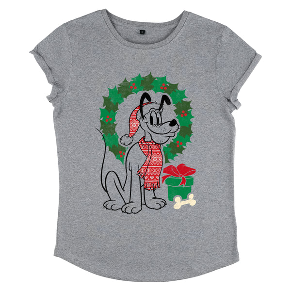 Mickey Classic Tričko Dámské (Christmas Fairisle Pluto)