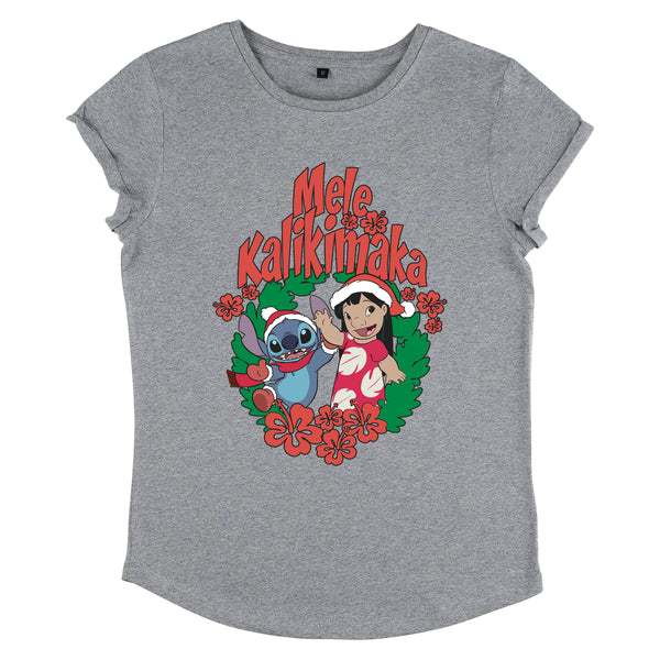Lilo & Stitch Tričko Dámské (Mele Kalikimaka Stitch)