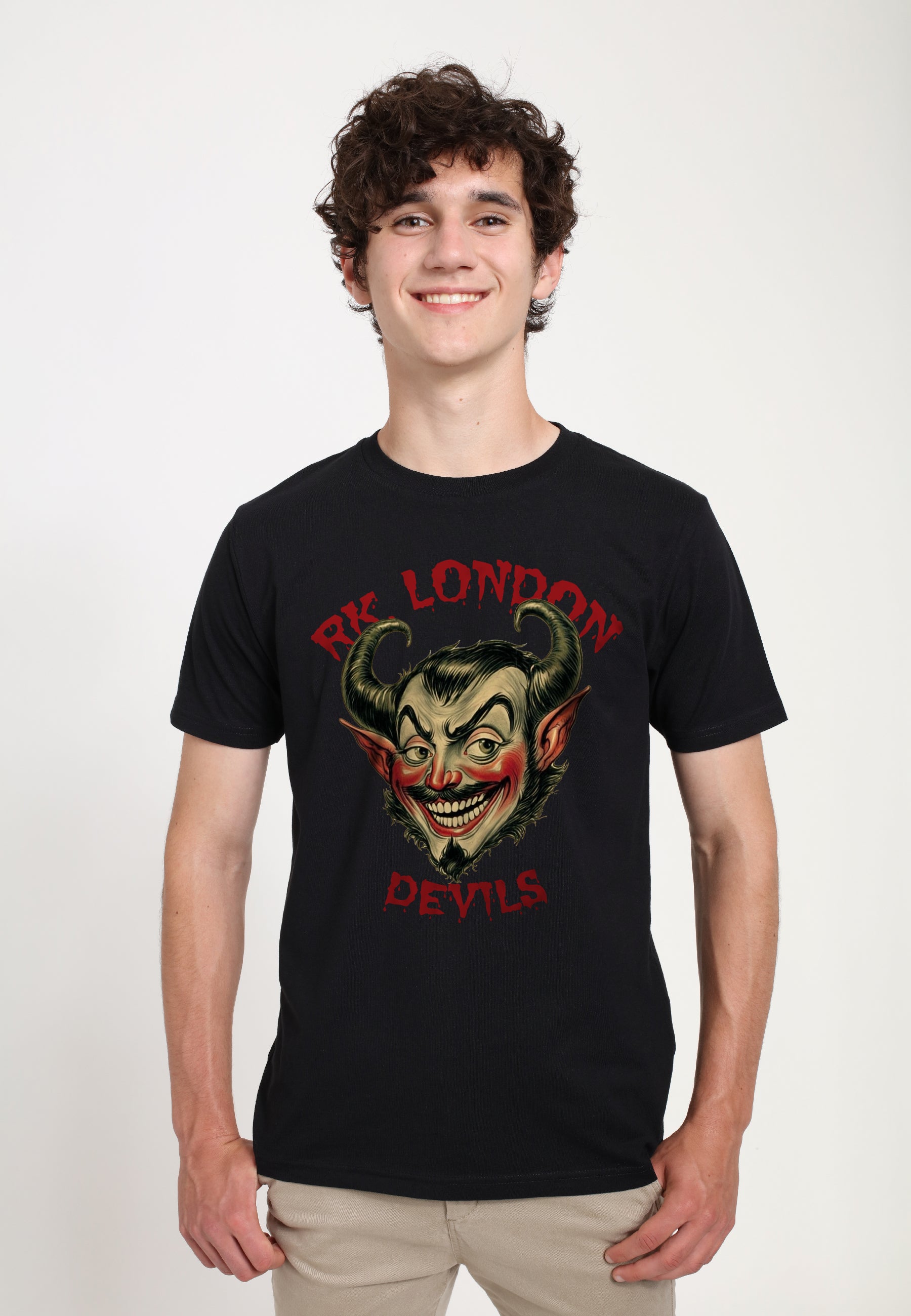 Devil Black T -Shirt (RK London -Devils T -Shirt)