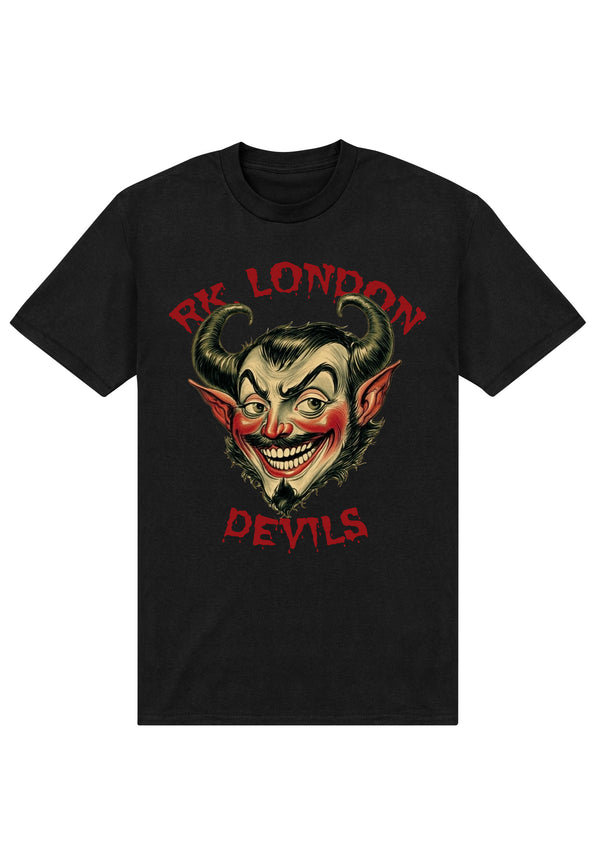 Devil Black T -Shirt (RK London -Devils T -Shirt)