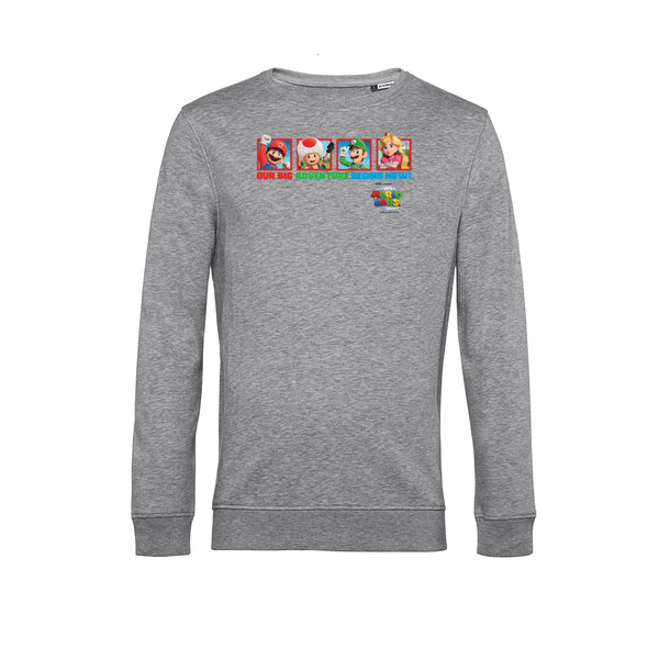 Super Mario Mikina Unisex (Big Adventure Horizontal Tiles)