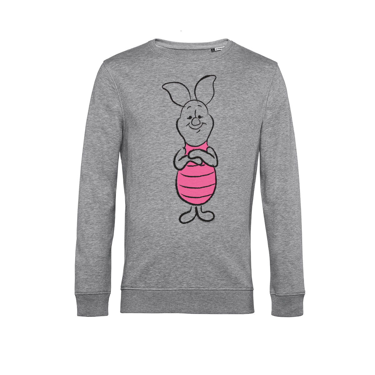 Winnie the Pooh Mikina Unisex (Basic Sketch Piglet)
