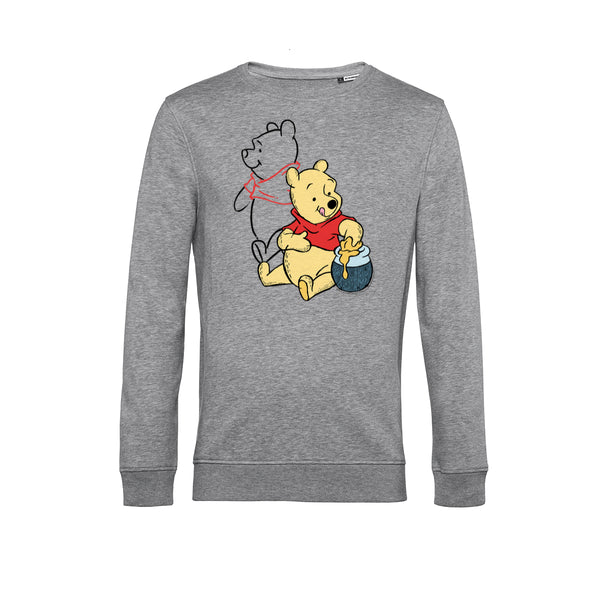 Winnie the Pooh Mikina Unisex (Pooh Line Art)