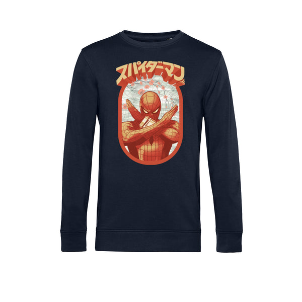 Marvel Spiderman Unisex Mikina (Retro Japanese Spiderman)