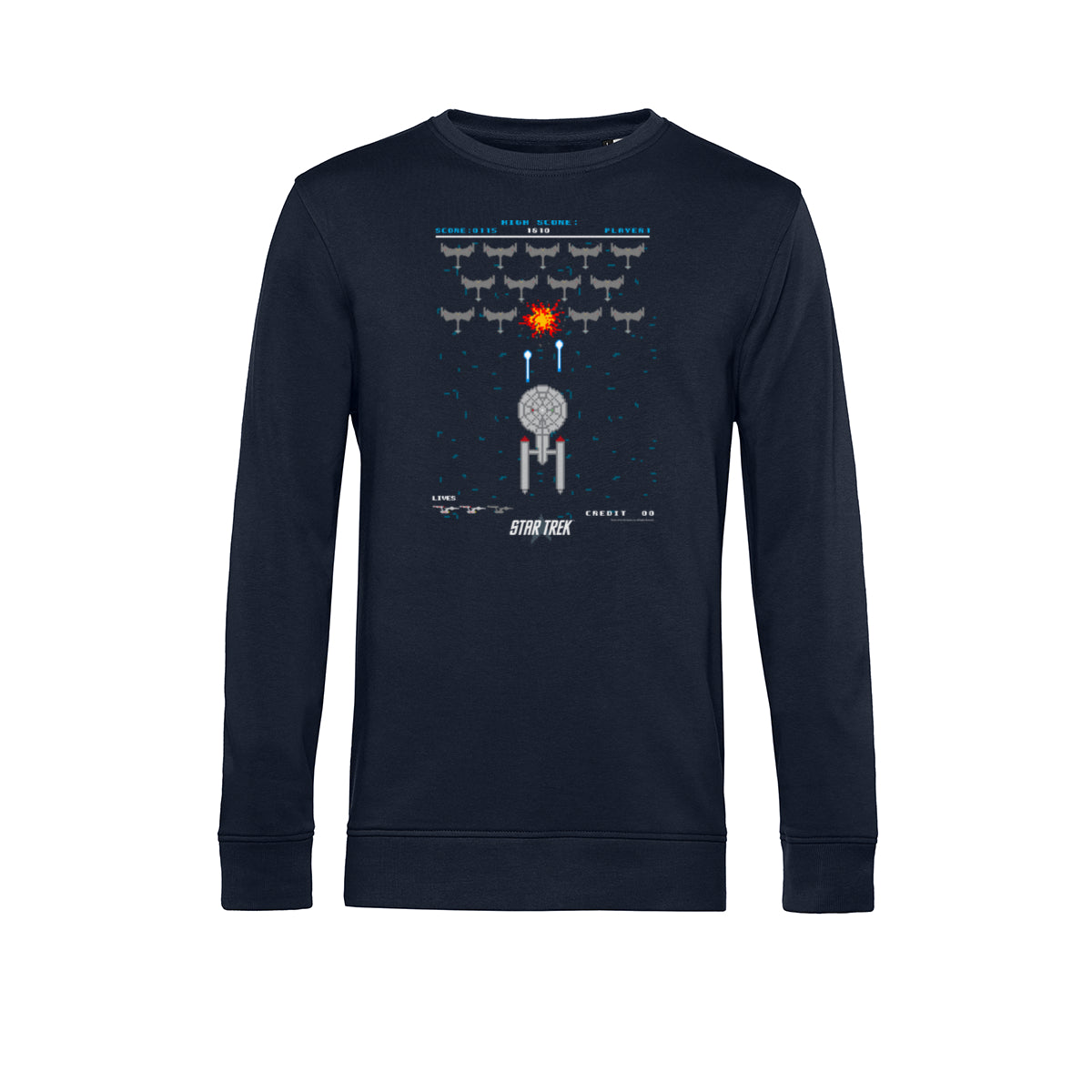 Star Trek Mikina Unisex (Pixel Fighter)