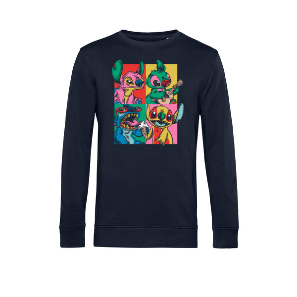 Lilo & Stitch Mikina Unisex (Grunge Stitch)