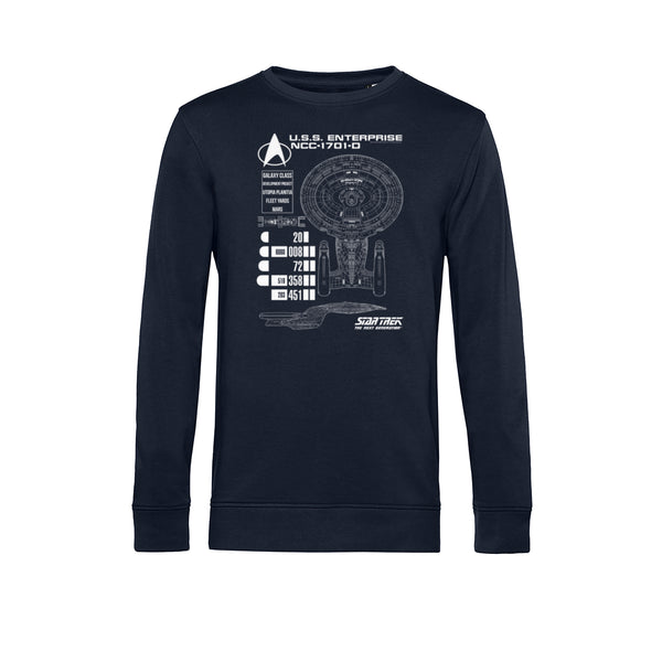 Star Trek Mikina Unisex (Ship Schematics)