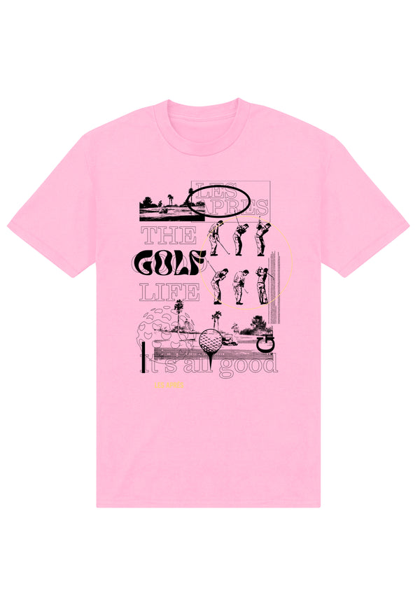 Golf Pink T -Shirt (Les Aprés -Golfleben T -Shirt)