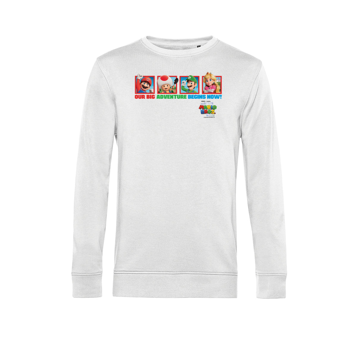 Super Mario Mikina Unisex (Big Adventure Horizontal Tiles)