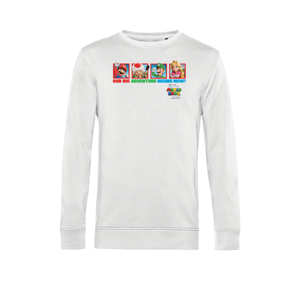 Super Mario Mikina Unisex (Big Adventure Horizontal Tiles)