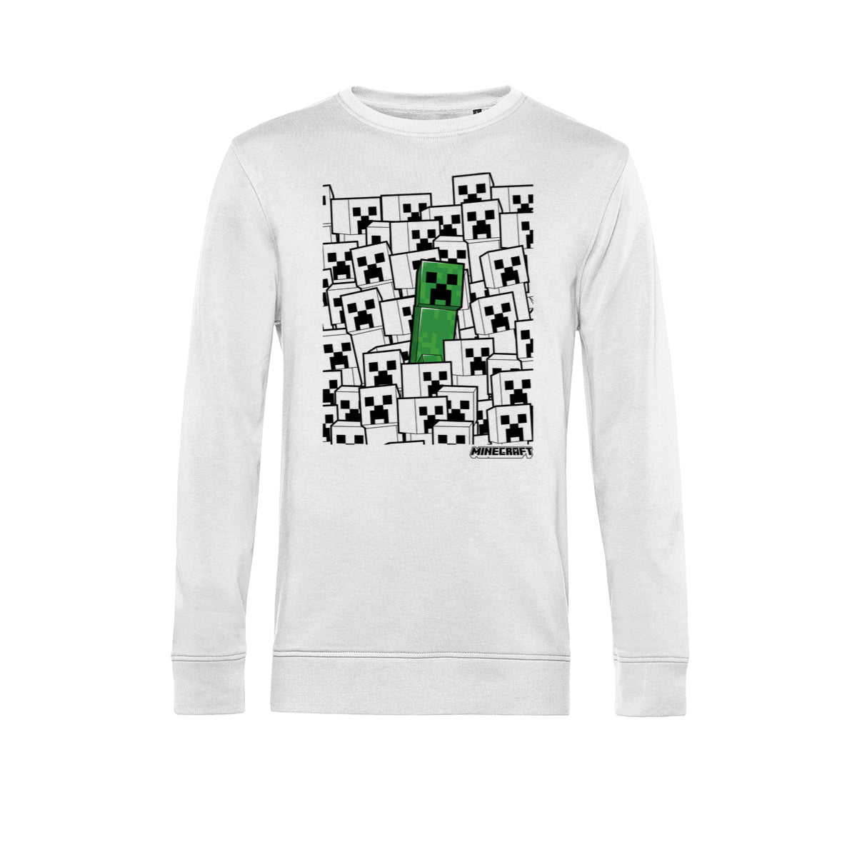 Minecraft Mikina Unisex (Colorless Creeper Pile)