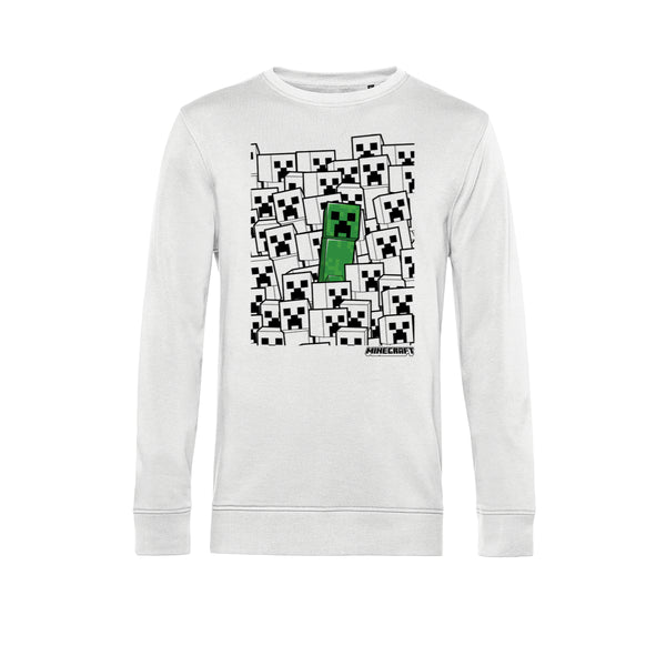 Minecraft Mikina Unisex (Colorless Creeper Pile)
