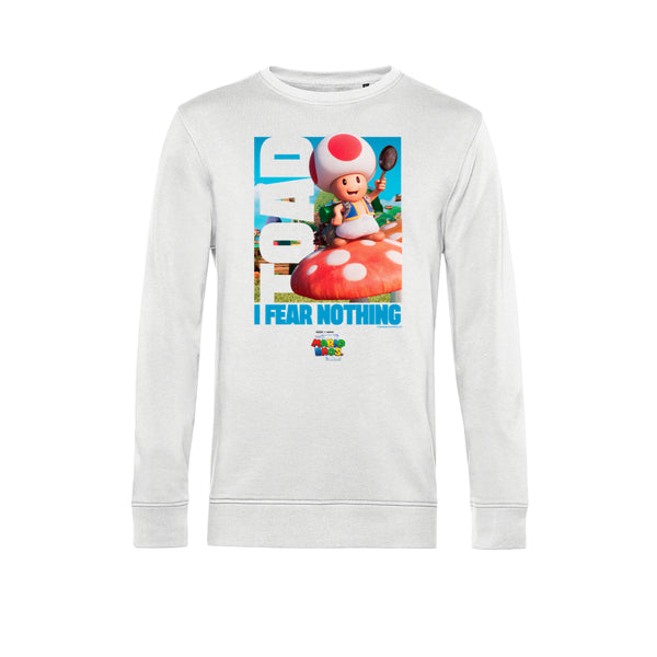 Super Mario Mikina Unisex (Toad Fear Nothing)