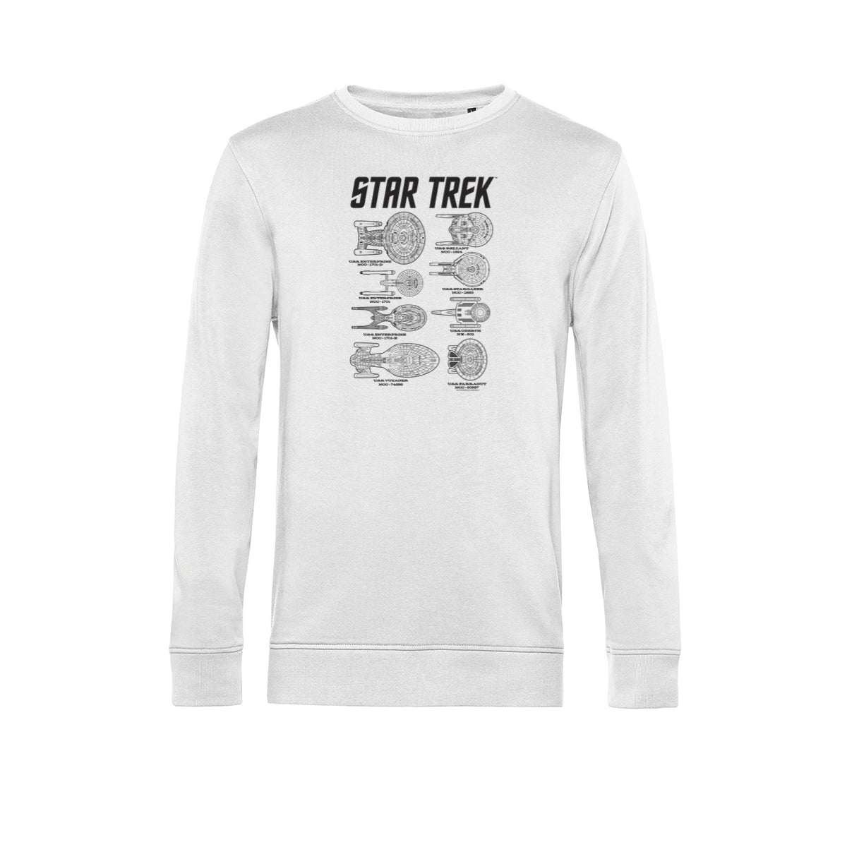Star Trek Mikina Unisex (Ships of Trek)