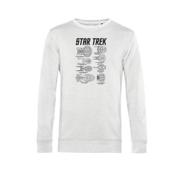 Star Trek Mikina Unisex (Ships of Trek)