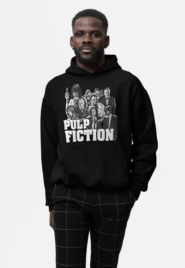 Pulp Fiction Mikina Unisex (Cast Graphic)