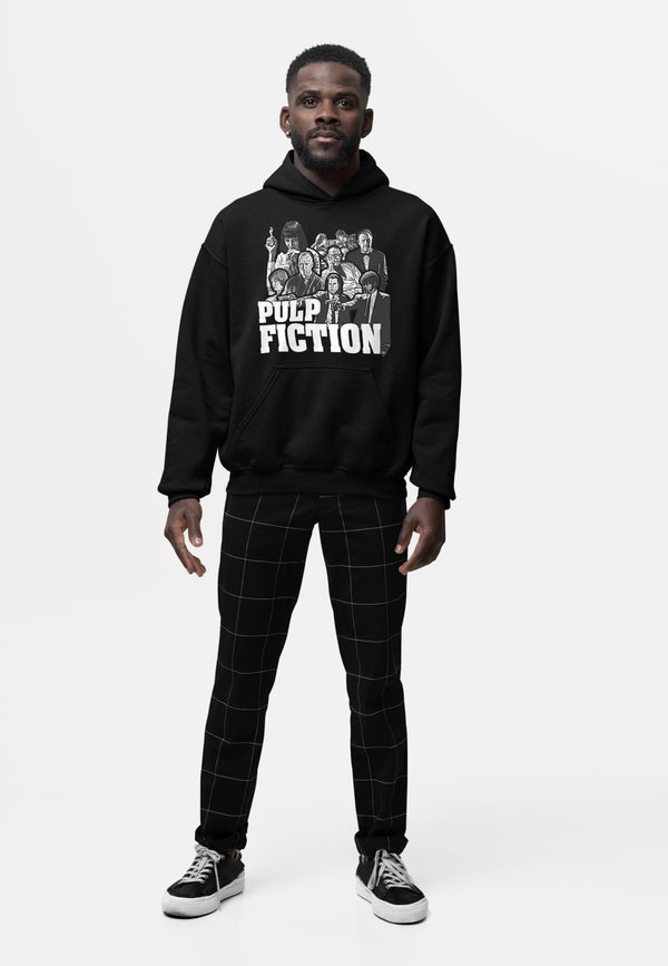 Pulp Fiction Mikina Unisex (Cast Graphic)