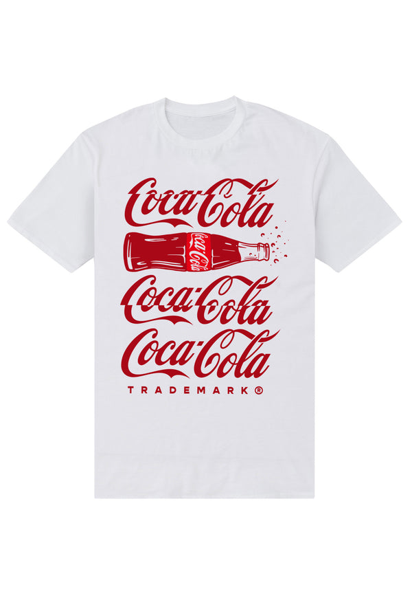 Coca Cola Tričko Dámské (Spliced White)