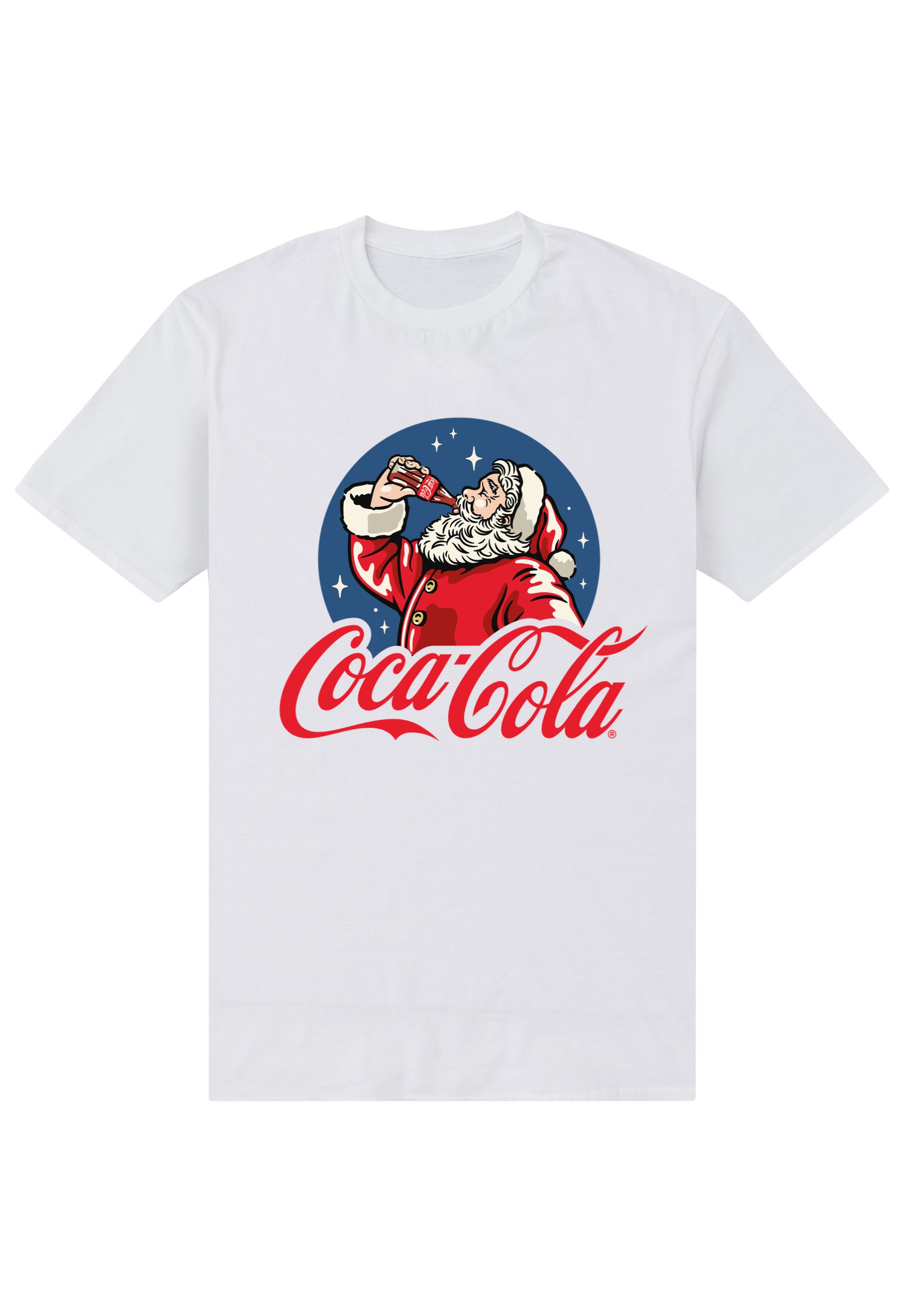 Coca Cola Tričko Dámské (Santa Drinking)