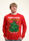 Vánoční Konopí Mikina (Christmas Merryjuana Sweatshirt)