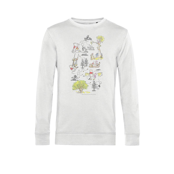 Winnie the Pooh Mikina Unisex (Winnie Map)