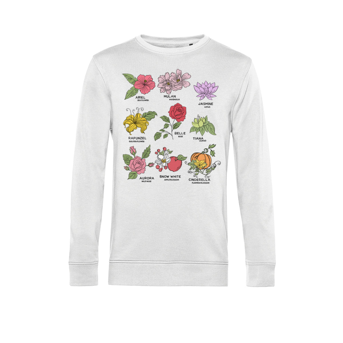 Princesses Mikina Unisex (Princess Flowers)