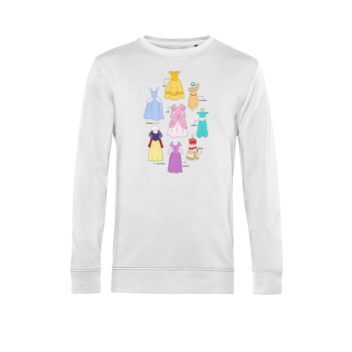 Princesses Mikina Unisex (Textbook Dresses)