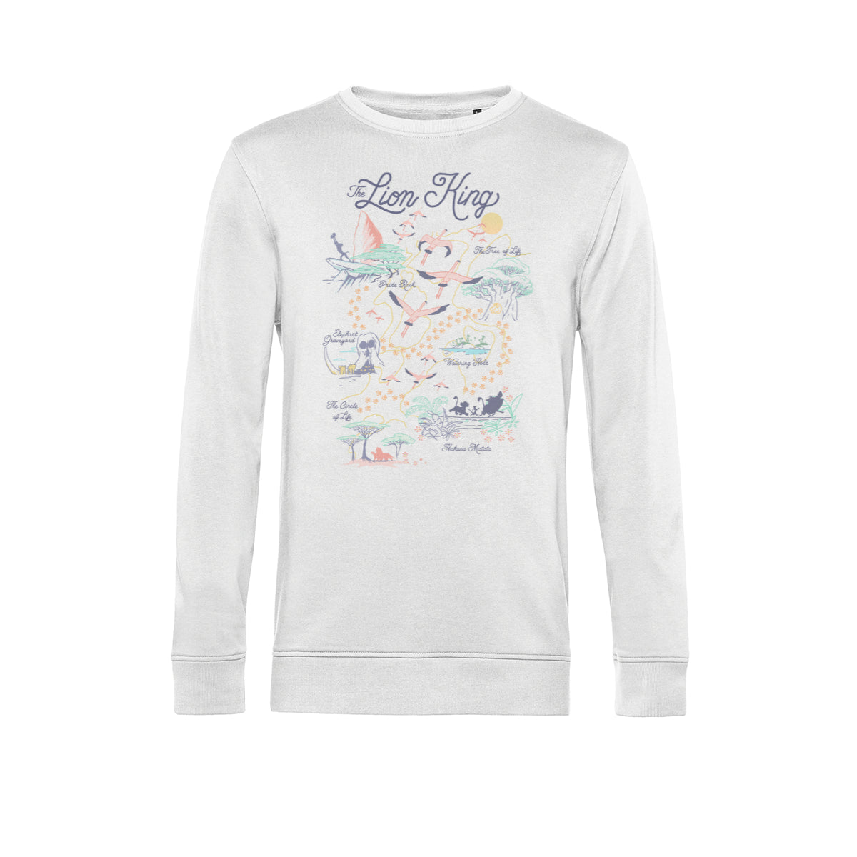 The Lion King Mikina Unisex (Map of the World)