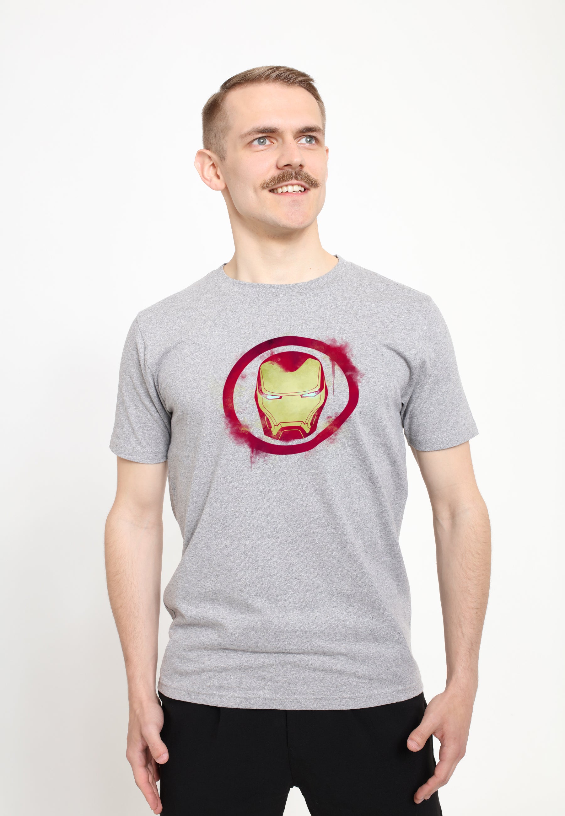 Avengers: Endgame Tričko Unisex (Iron Man Spray Logo)