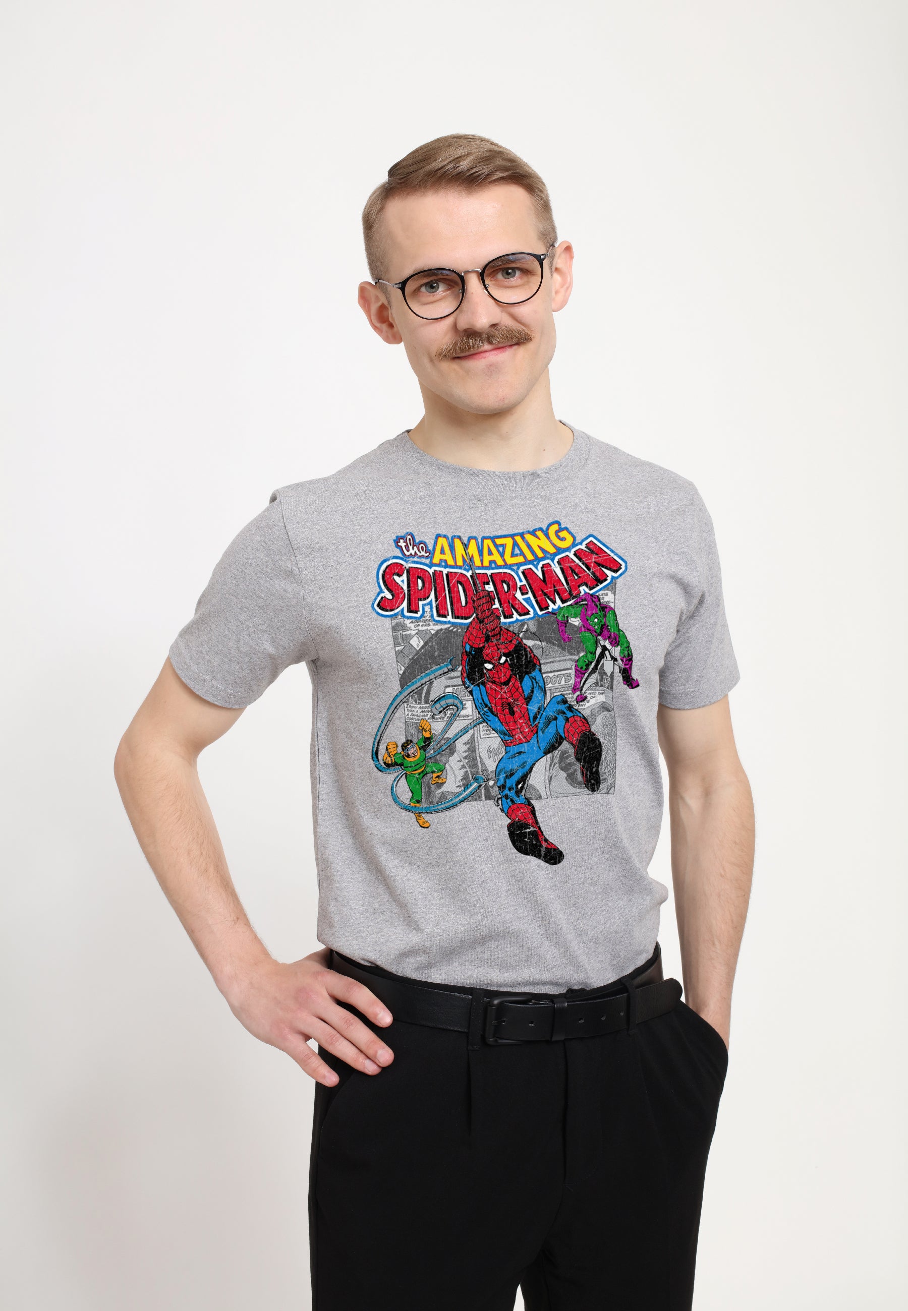 Marvel Spiderman Unisex T-shirt (Spiderman Collage)