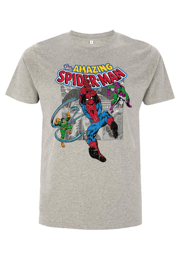 Marvel Spiderman Unisex T-shirt (Spiderman Collage)