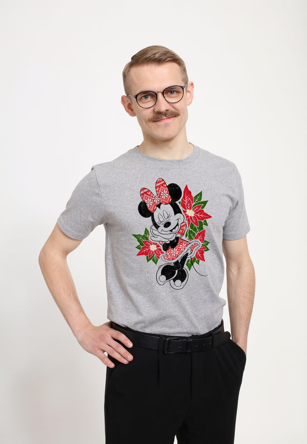 Mickey Classic Tričko Unisex (Christmas Fairisle Minnie)