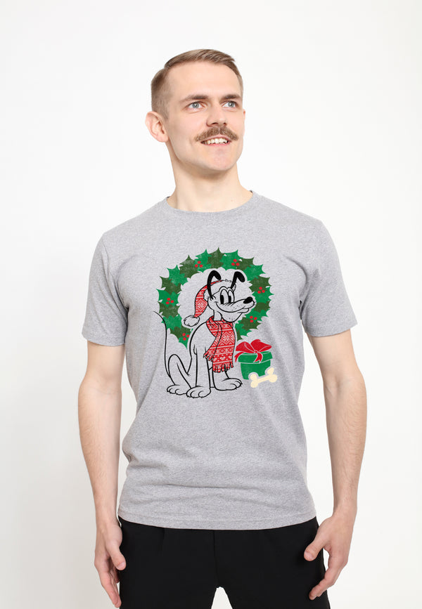 Mickey Classic Tričko Unisex (Christmas Fairisle Pluto)