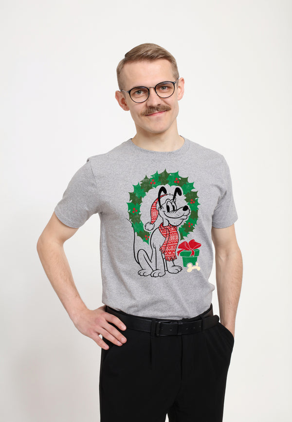 Mickey Classic Tričko Unisex (Christmas Fairisle Pluto)