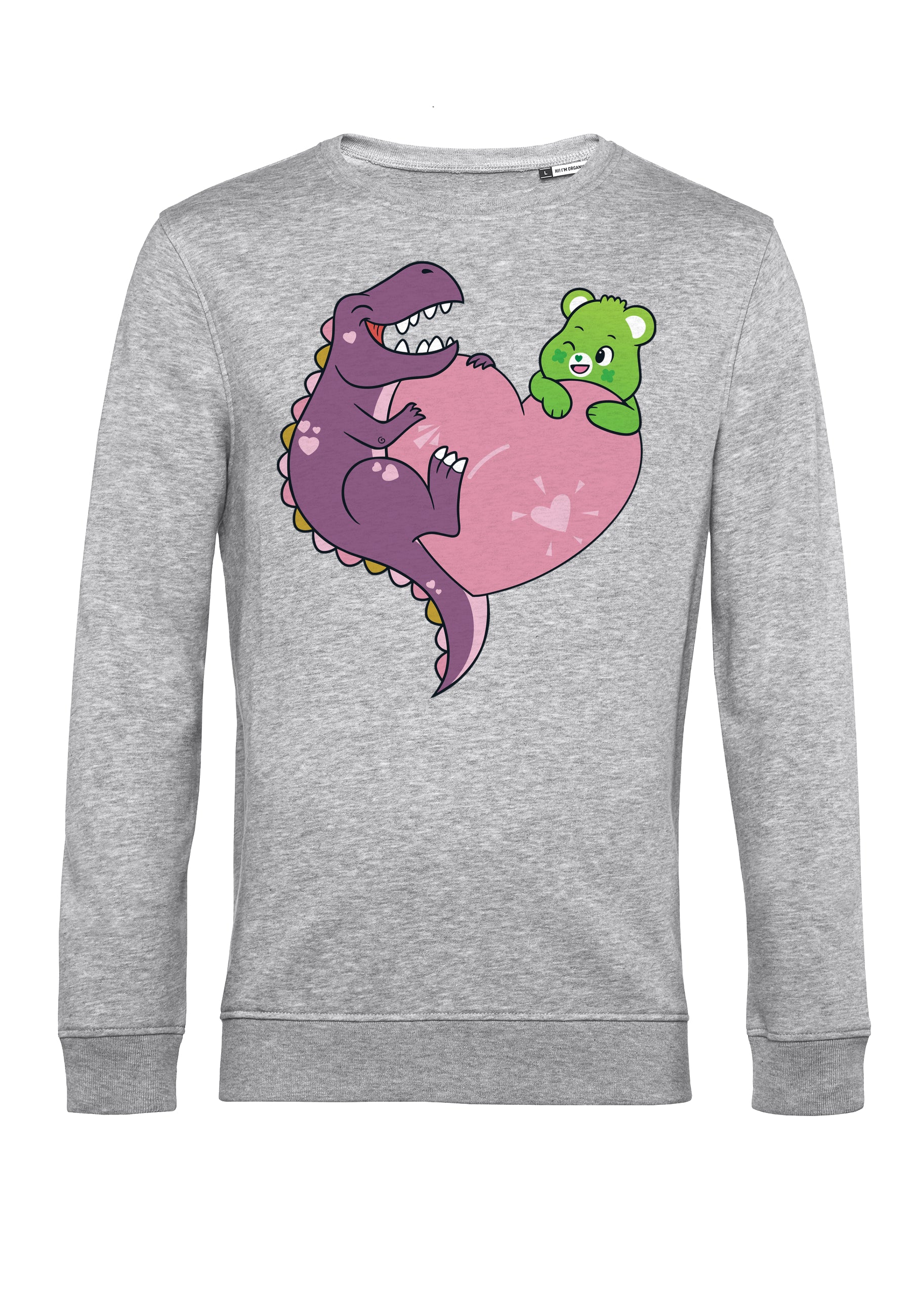 Care Bears - Entriegeln Sie die Magie viel Glück Bär Dino Herz Unisex Sweatshirt