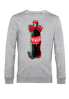 Coca Cola Mikina Unisex (Bow Bottle)