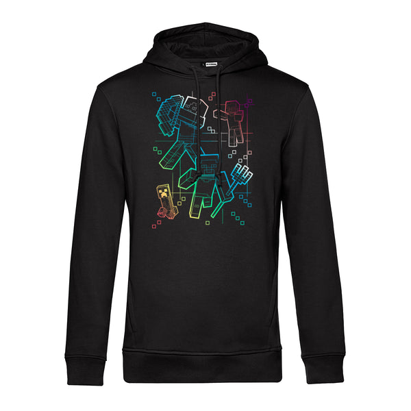 Minecraft - Gradientenlinien Unisex Hoodie