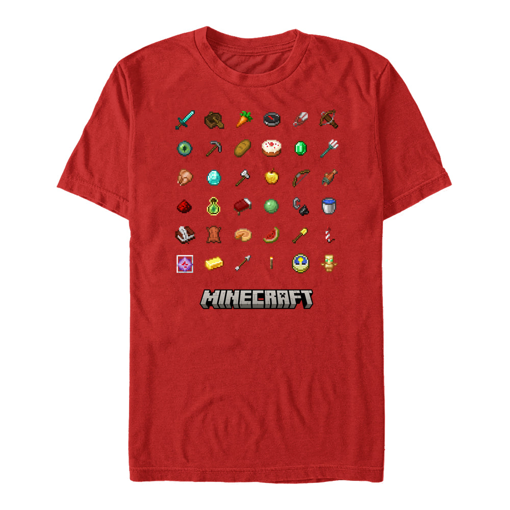 Minecraft Tričko Unisex (Items Textbook)