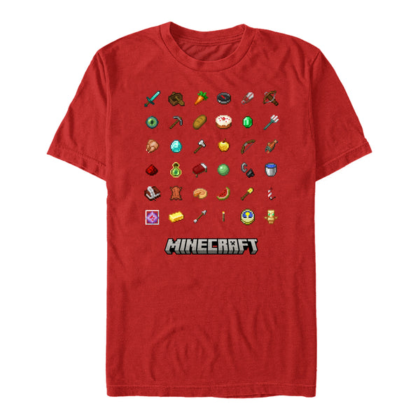 Minecraft Tričko Unisex (Items Textbook)