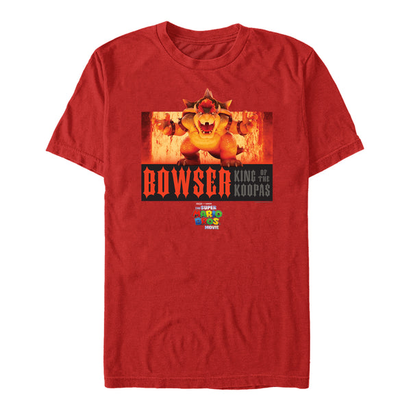 Super Mario Tričko Unisex (Bowser King Fire)