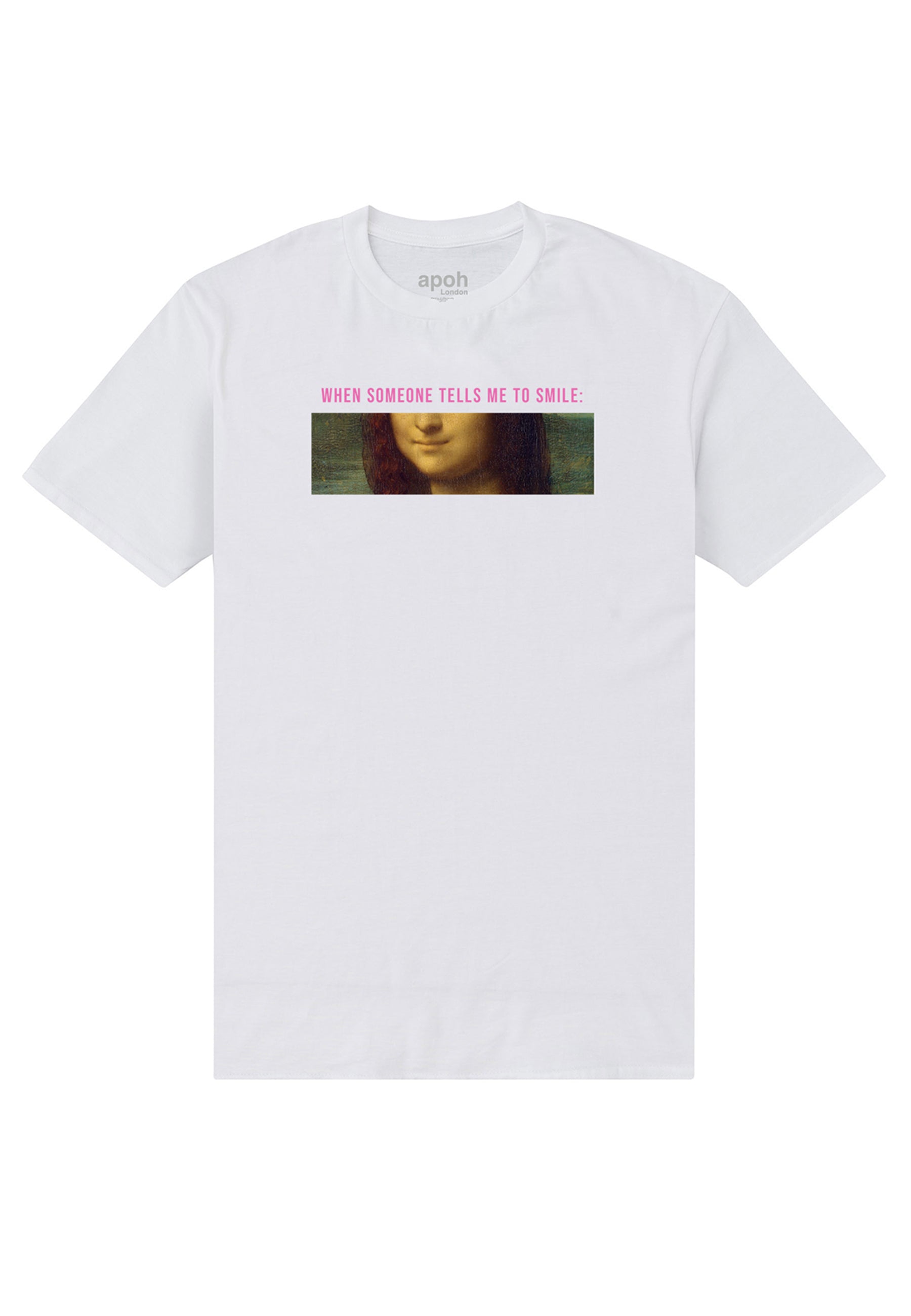 Da Vinci T-shirt (Apoh Da Vinci Smile Mona T-shirt)