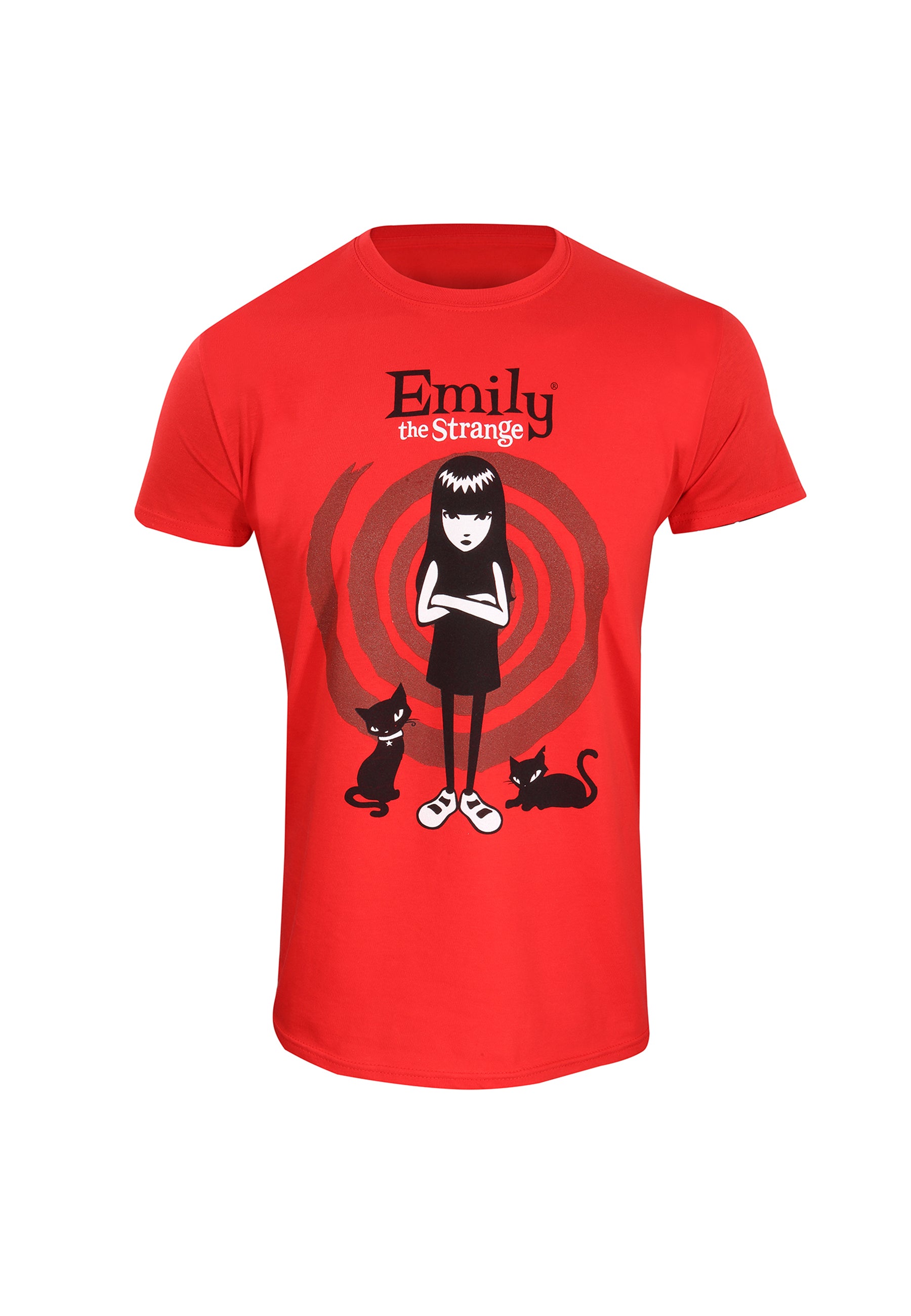 Emily Strange T-Shirt (Emily, das seltsame Wirbel-T-Shirt)