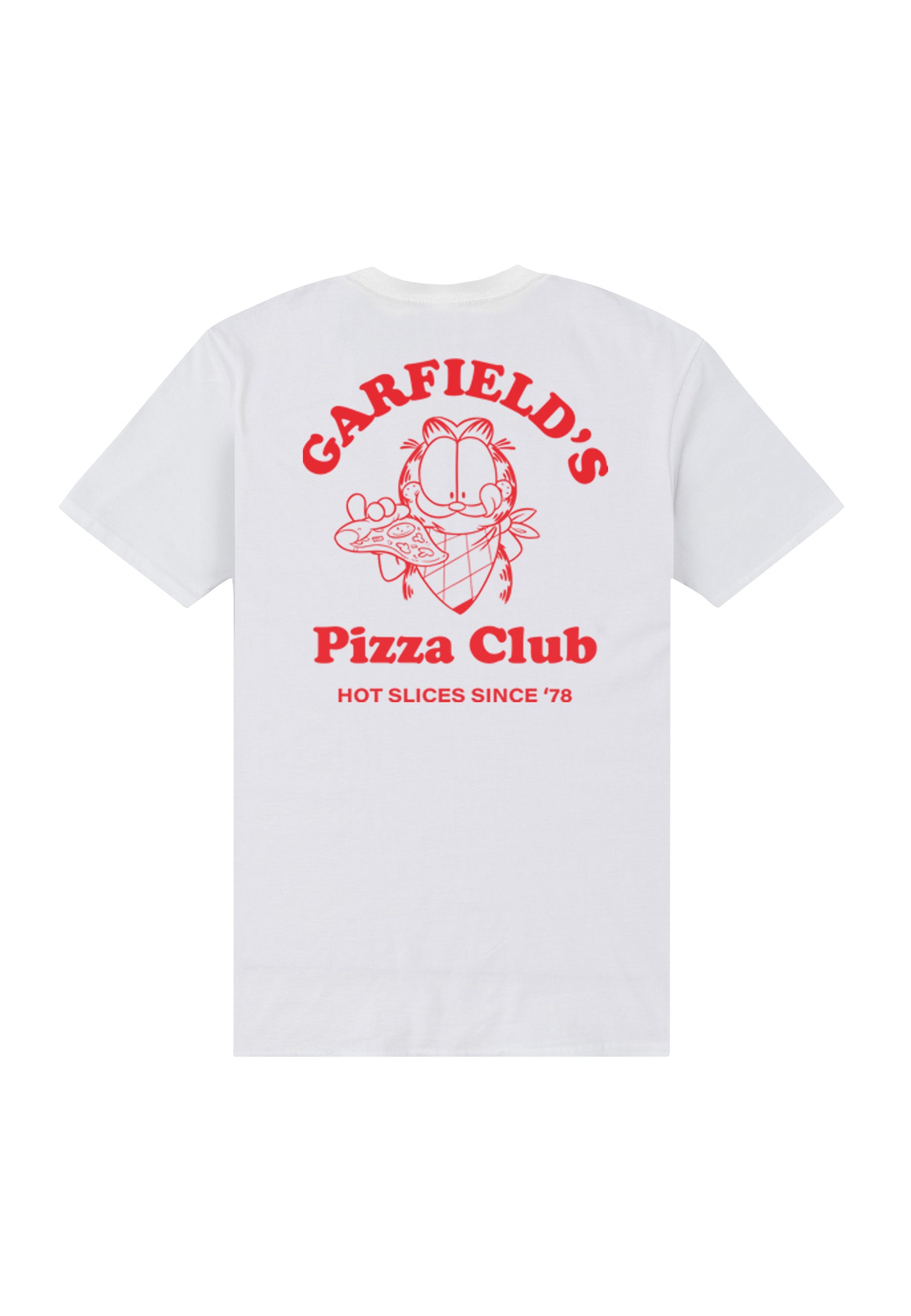 Garfield Pizza T-Shirt (Garfield 45 Pizza Club T-Shirt)