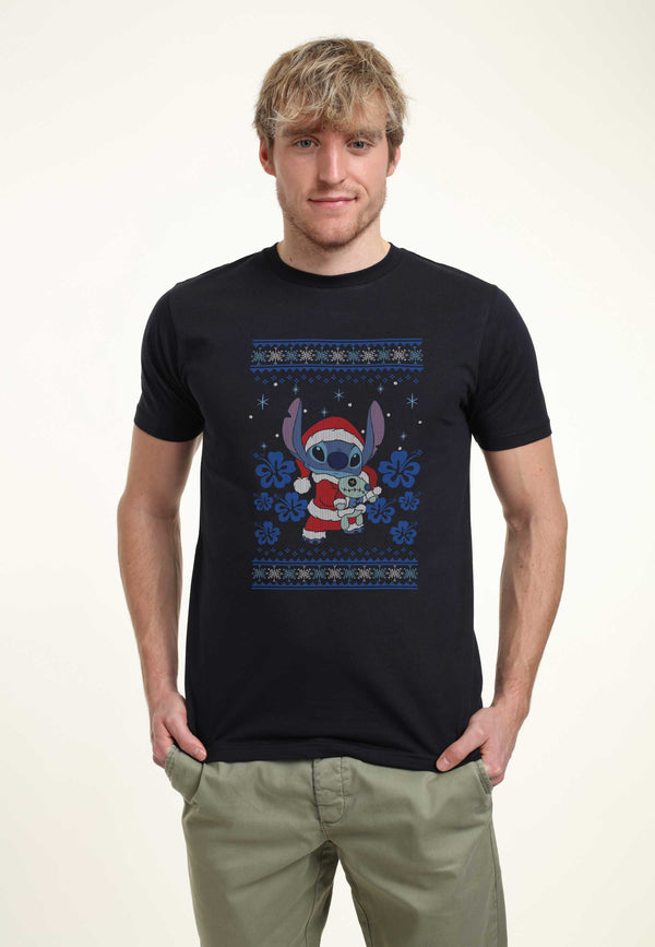 Lilo & Stitch Tričko Unisex (Holiday Stitch)