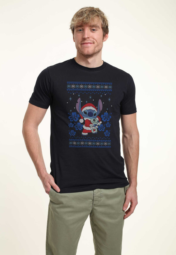 Lilo & Stitch Tričko Unisex (Holiday Stitch)